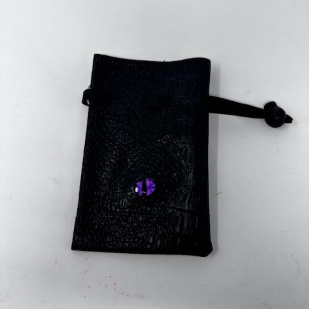 Drawstrings Dice Bag DND RPG Pu Leather Dragon Eye Dice Bags for DND NWT​​